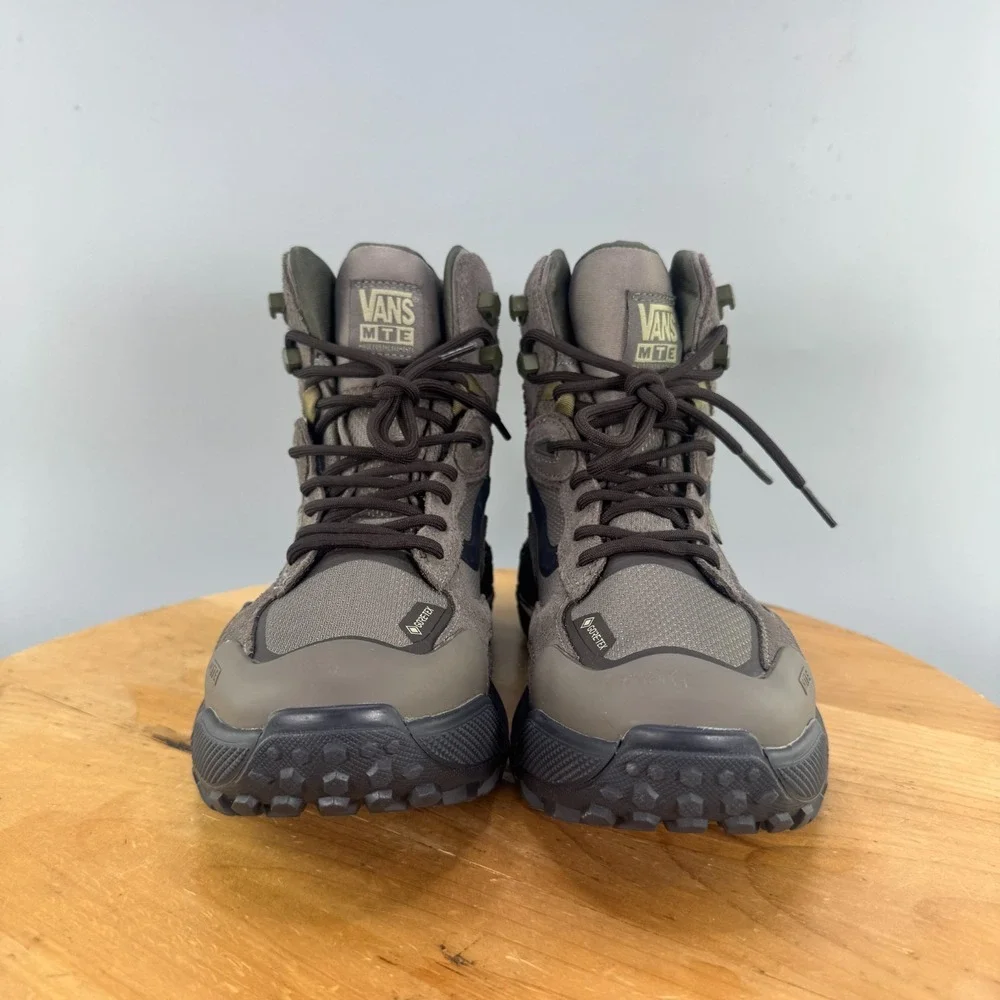 Vans MTE Crestline Gore-Tex‎ Mens Size 8 Shoes Hiking Boots Black Brown NEW